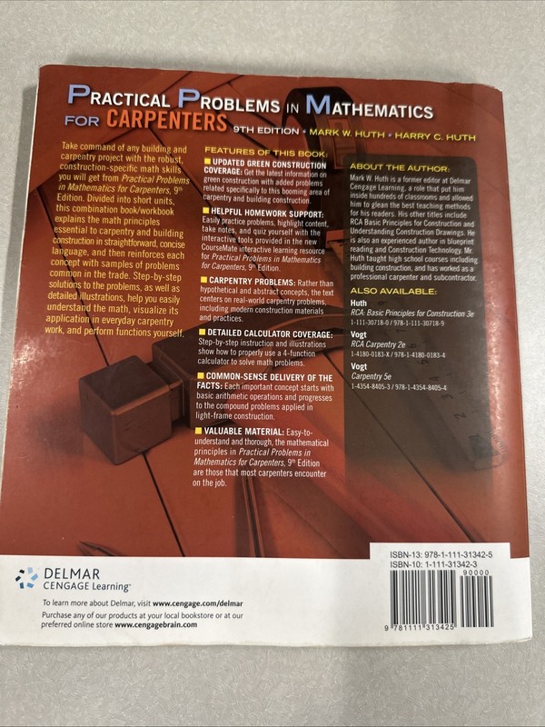 Practical Problems in Mathematics for Carpenters by Mark Huth gallery