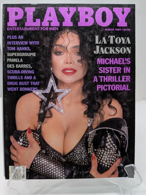 Playboy Magazine March 1989 ???? CG La Toya Jackson ???? PM Laurie Wood ???? B