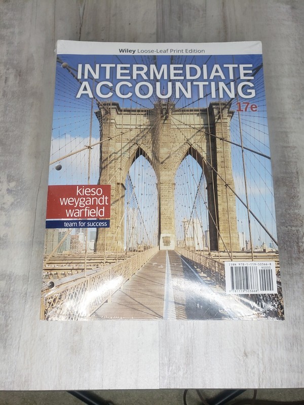 Intermediate Accounting 17E – Wiley Loose-Leaf Print Edition – New/Sealed