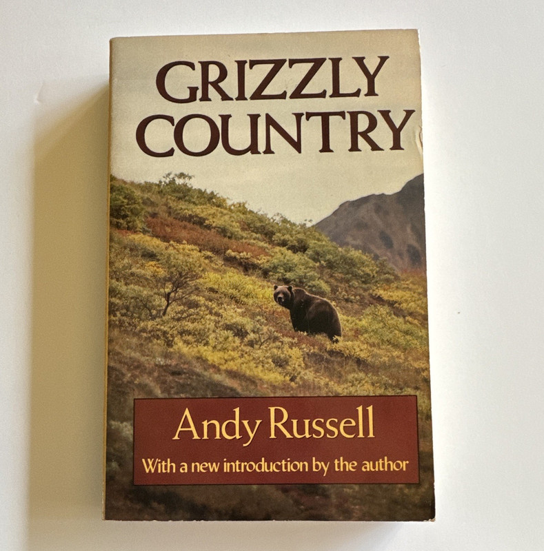 Grizzly Country by Andy Russell (1967, Paperback, Nick Lyons Books) Red