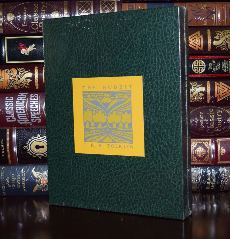 New Hobbit by J.R. Tolkien Leather Bound Deluxe Collector's Slipcase Hardcover gallery