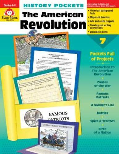 History Pockets: The American Revolution – Paperback By Evan Moor – GOOD