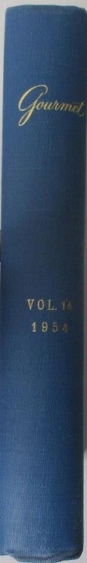 GOURMET, The Magazine of Good Living; Vol. 14 - 1954 - 12 Issues in a Hardcover gallery