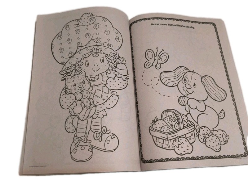 Strawberry Shortcake Jumbo Coloring & Activity Book Tear/Share Pages ???????? ship! gallery