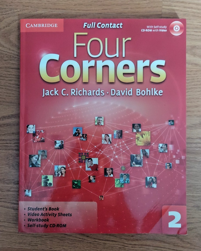 Four Corners Full Contact Level 2 by Jack C. Richards David Bohlke CD with Video