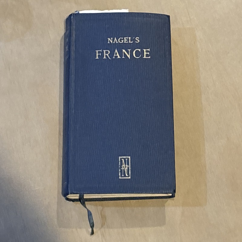 Nagel’s France 1950 Tourism Guide with All Fold Out Maps Intact
