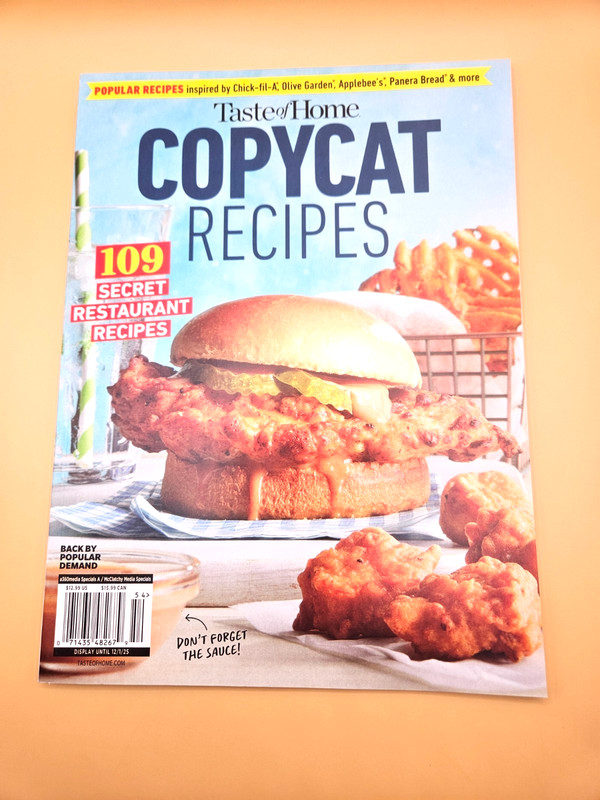 TASTE OF HOME, COPYCAT RECIPES MAGAZINE Special Issue 2nd Printing