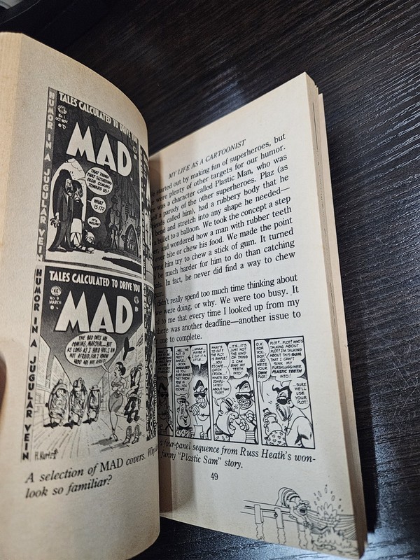 My Life As a Cartoonist by Harvey Kurtzman 1st ed. 1988 - Mad Magazine, EC Comic gallery