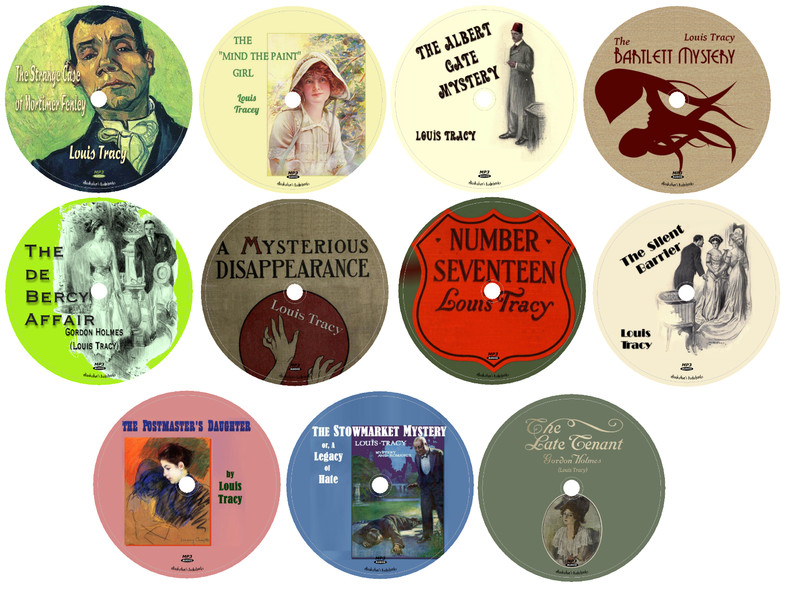 Louis Tracy 11 Detective Mystery Audiobooks in 11 MP3 Audio CDs