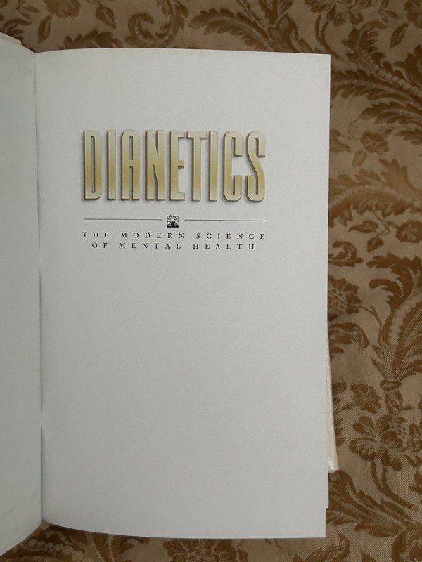 DIANETICS by L. Ron Hubbard RARE Commemorative Leather Ideal Org Edition (New) gallery