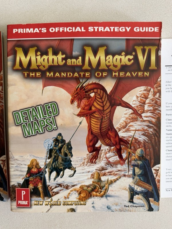 Might and Magic VI The Mandate of Heaven Prima Official Guide Manual And Insert gallery