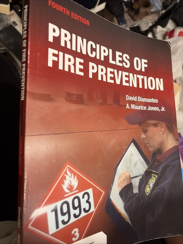 Principles of Fire Prevention Diamantes, David Jones 4TH EDITION Paperback gallery
