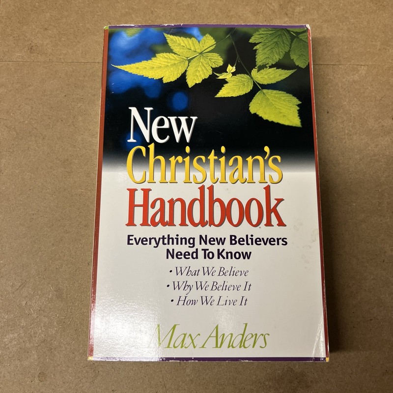 New Christian’s Handbook by Max Anders (1999 Paperback) Very Good