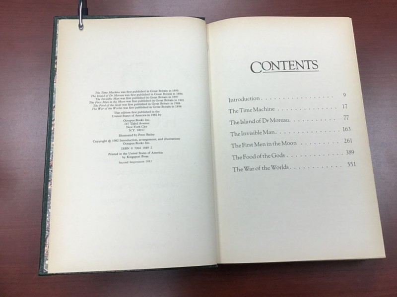 Treasury of World Masterpieces H.G. WELLS (1982, Octopus Books Inc) gallery