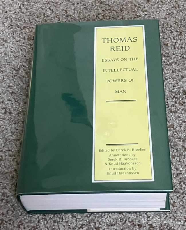 Thomas Reid: Essays on the Intellectual Powers of Man – Hardcover