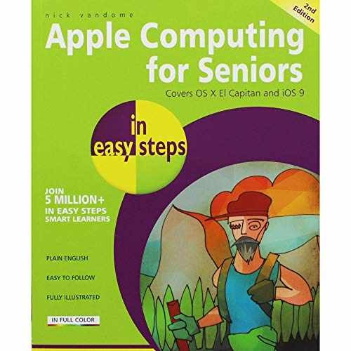 Apple Computing for Seniors in easy – Paperback, by Vandome Nick – Very Good