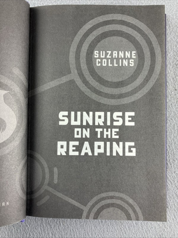SUNRISE ON THE REAPING Suzanne Collins Hunger Games 1st Edition hardcover gallery