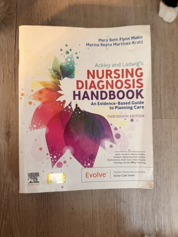 Ackley and Ladwig’s Nursing Diagnosis Handbook:Evidence-Based Guide (2022)