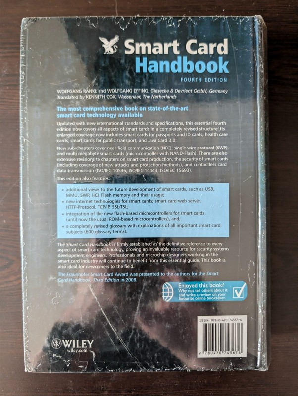 Wiley Smart Card Handbook Fourth Edition Hardcover by Rankl, Effing, Cox gallery