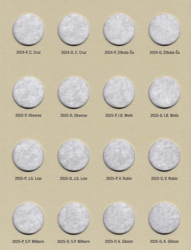 New Harris Folder For American Women Quarter Coin 2022-2025 P&D Mini Album gallery