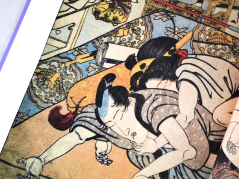 Toyokuni Erotic Ukiyo-e Shunga Japanese Large 30×23cm 214p 1st ed. Obi Box gallery