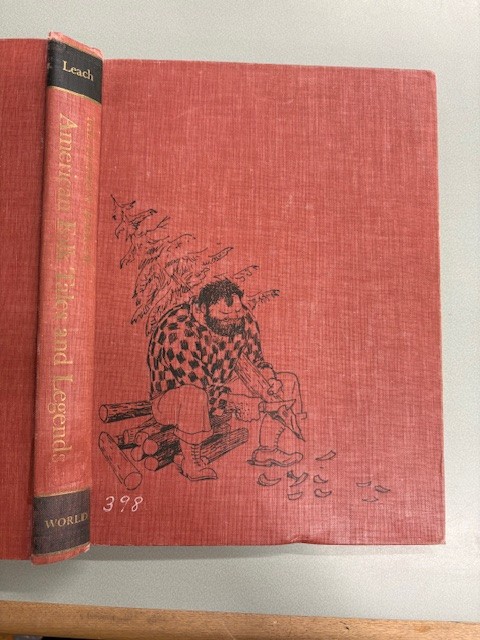 THE RAINBOW BOOK OF AMERICAN FOLK TALES AND LEGENDS 1st Ed. 1958 HC VGC