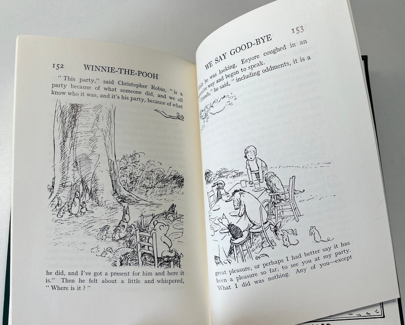 Complete Set Winnie-the-Pooh First Edition Facsimiles~ A.A.Milne w/ Dust Jackets gallery