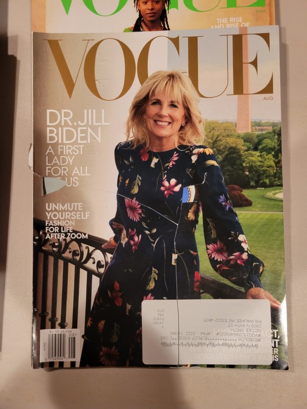 Huge (5x) Vogue Mag Used 2021 Lot + Fall 2016 K. Spade Ad. (Aug. Is Cut, As Is) gallery