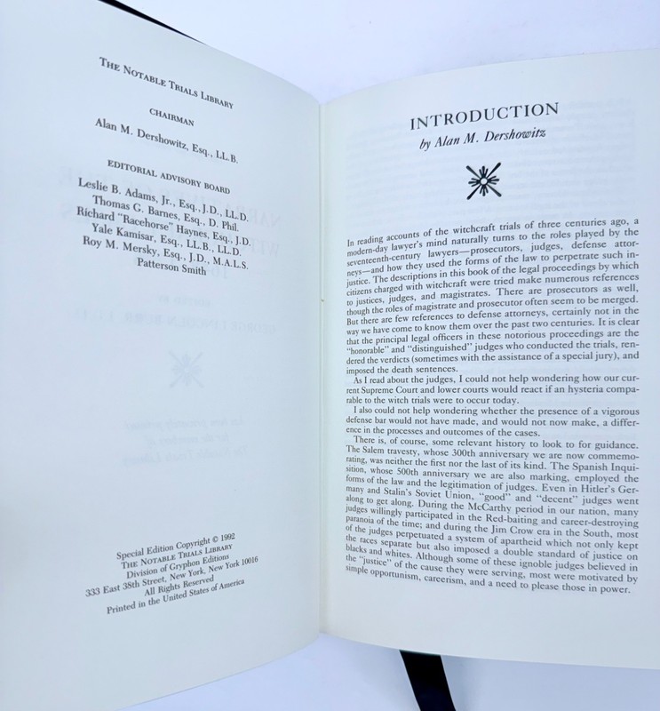 Narratives Of The Witchcraft Cases 1648–1706 George Lincoln Burr Special Edition gallery