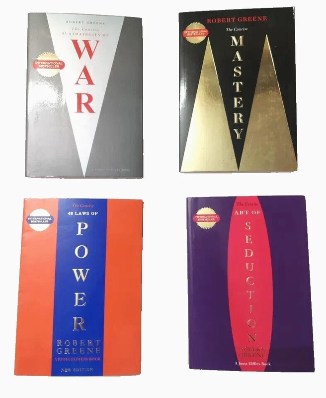 Robert Greene 4 Books Collection Set [CONCISE 48 Laws Power, Seduction, Mastery, gallery