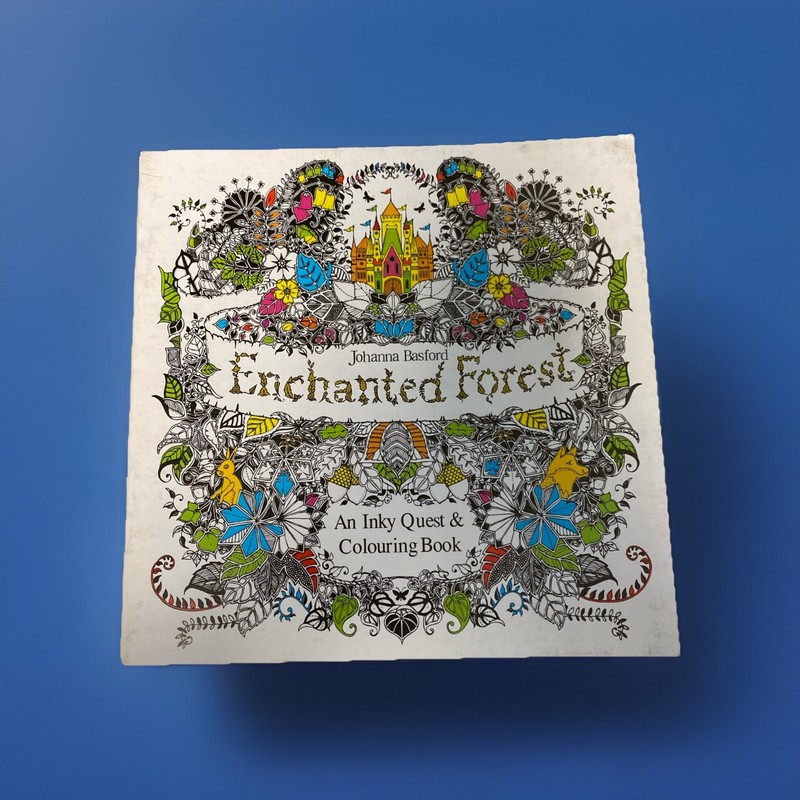 Enchanted Forest: An Inky Quest and Coloring Book for Adults by Johanna Basford