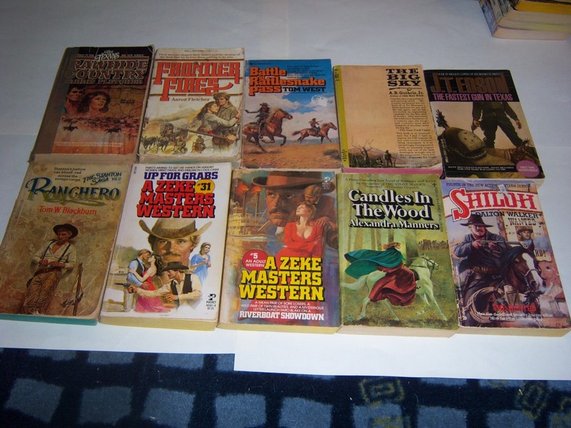 Vintage Western Old West Cowboys Paperback Books (PICK & CHOOSE) $2 Each gallery
