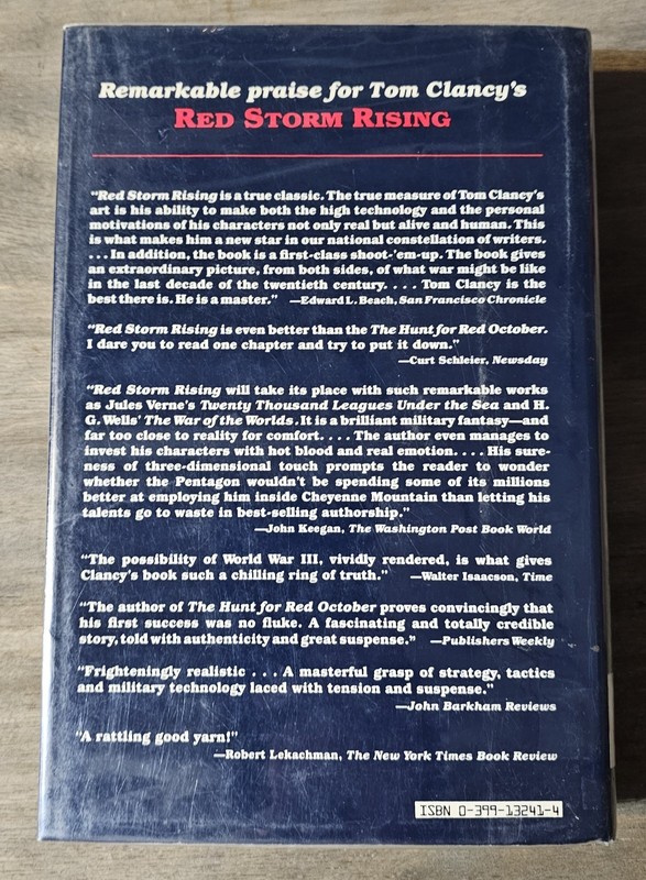 Patriot Games by Tom Clancy 1987 HC 1st Edition With Dust Jacket, Library Book gallery