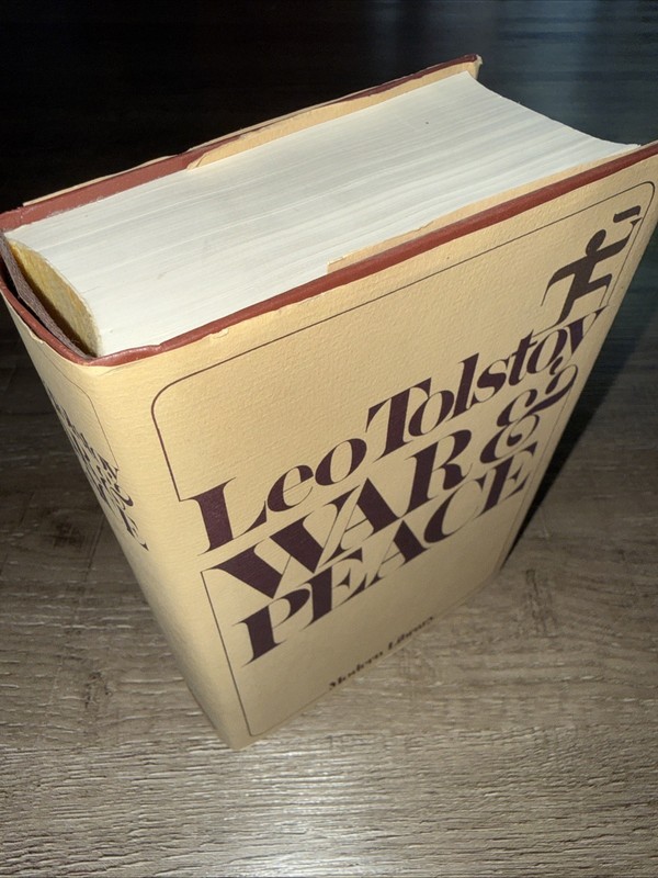 Vintage War And Peace Leo Tolstoy Modern Library HCDJ Hardcover $13.95 Price