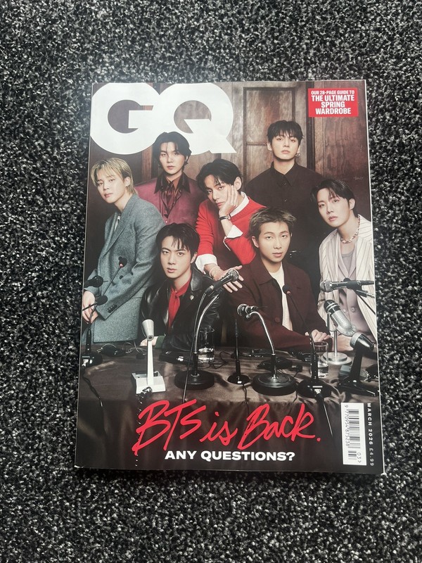 GQ Magazine March 2026 BTS Is Back, Ultimate Spring Wardrobe Guide