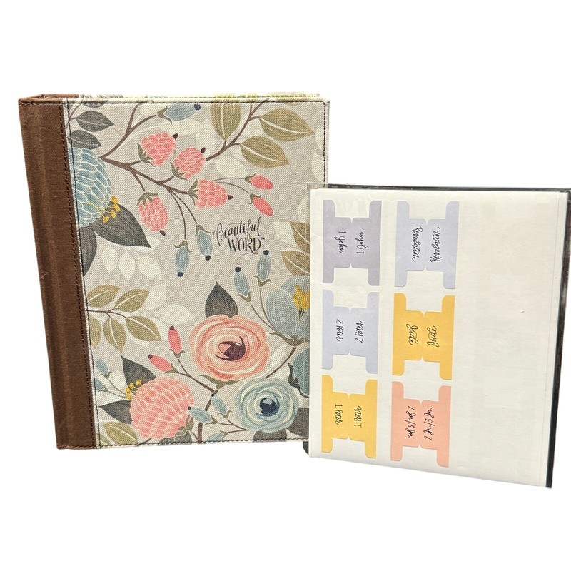 New NIV Beautiful Word Bible Updated Edition Comfort Print Floral gallery