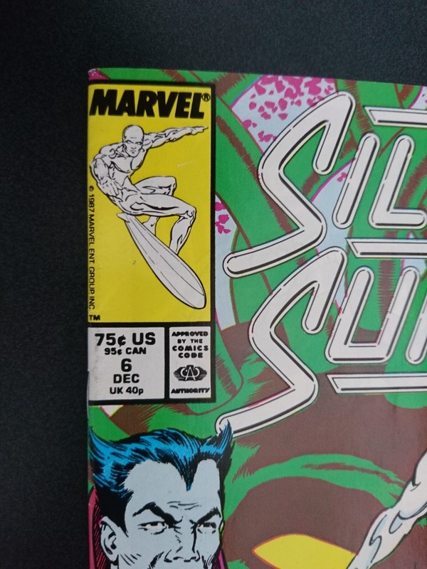 Silver Surfer 6 v3 * Near Mint 9.4 - 9. 6 ** High Grade - Kree, Mantis 1987 gallery