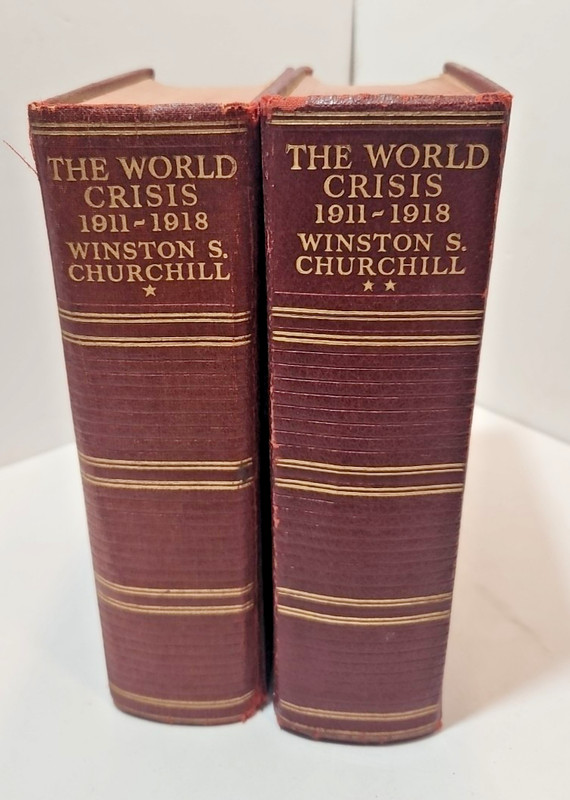 The World Crisis 1911-1918 (2 volumes) by Churchill, Winston S 1939 Odhams Press
