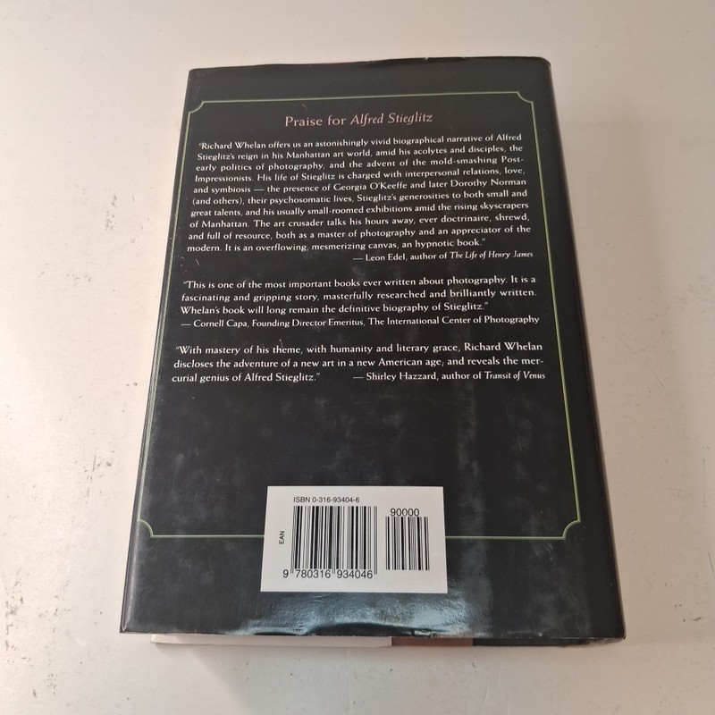 Alfred Stieglitz: A Biography by Richard Whelan (1995 Hardcover) gallery