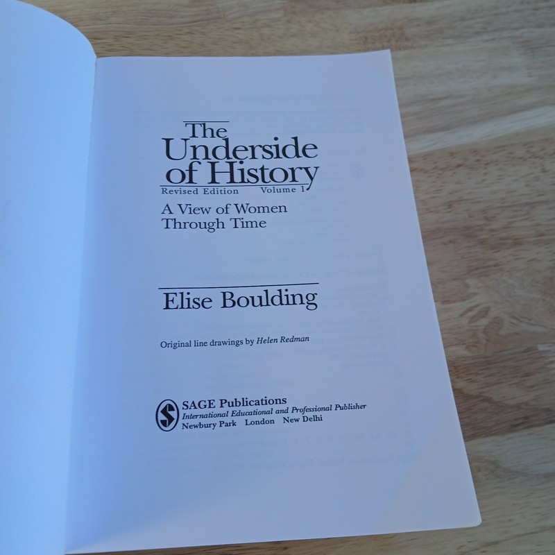 The Underside of History Elise Boulding 1992 Revised Edition Women's History gallery