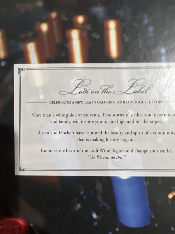 Signed Collectors Edition Lodi on the Label by Debra Ann, Ristau gallery
