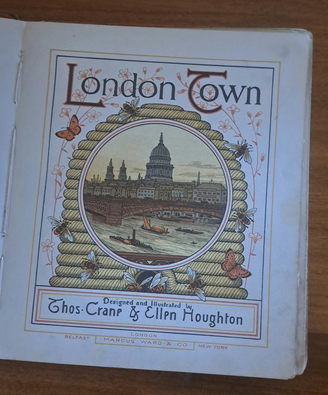 London Town 1883 1st Ed. Verse By Felix Leigh. Illustrated By Crane And Houghton gallery