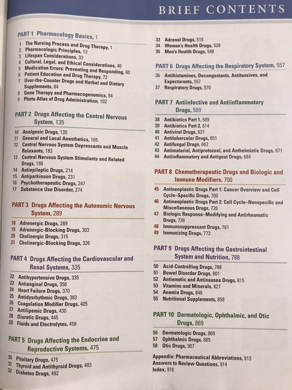 Pharmacology and the Nursing Process - Tenth 10th Edition - 2023 - w/ Code gallery