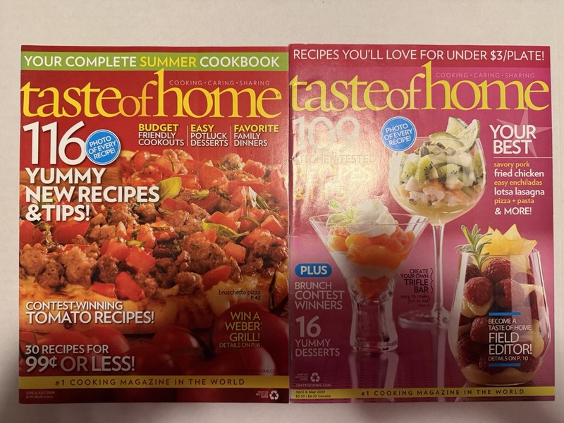 Lot Of 14 Taste Of Home Magazines From May 2005-October 2014 Some NIB gallery