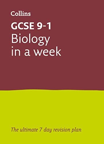 GCSE 9-1 Biology In a Week: GCSE Grade 9-1 (Letts GCSE 9-1 Revi… by Letts GCSE