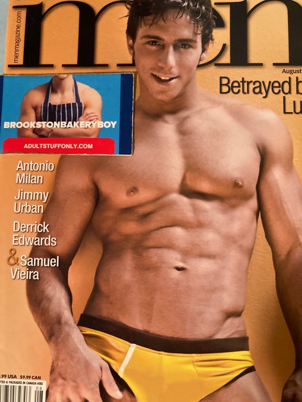 ADVOCATE MEN Magazine, Aug. 2008, Playgirl-Like, Cover: Reese Rideout