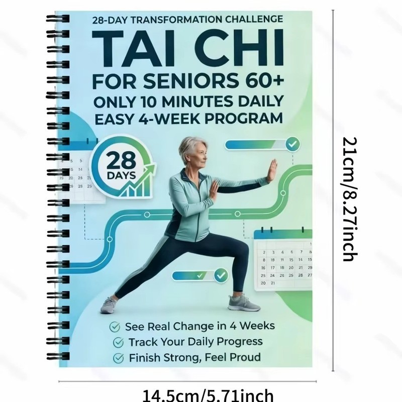 28-Day Tai Chi for Seniors Guide Easy 10-Min Daily Routine | Balance, Flexibile gallery