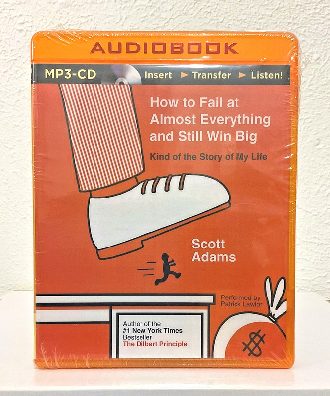 MP3-CD How To Fail at Almost Everything and Still Win Big – Scott Adams AUDIO BK