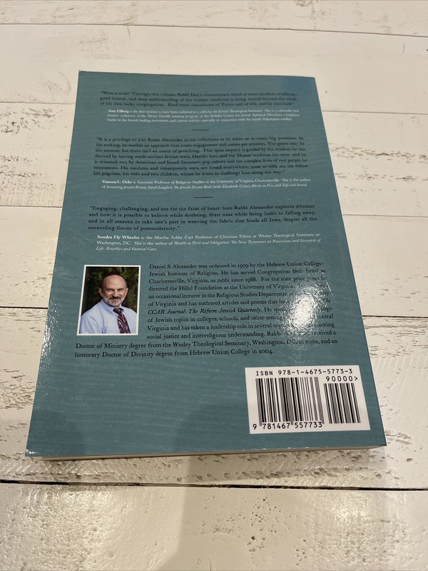 Seeking the Way Daniel S Alexander Signed Paperback Jewish Reflections 2012 gallery