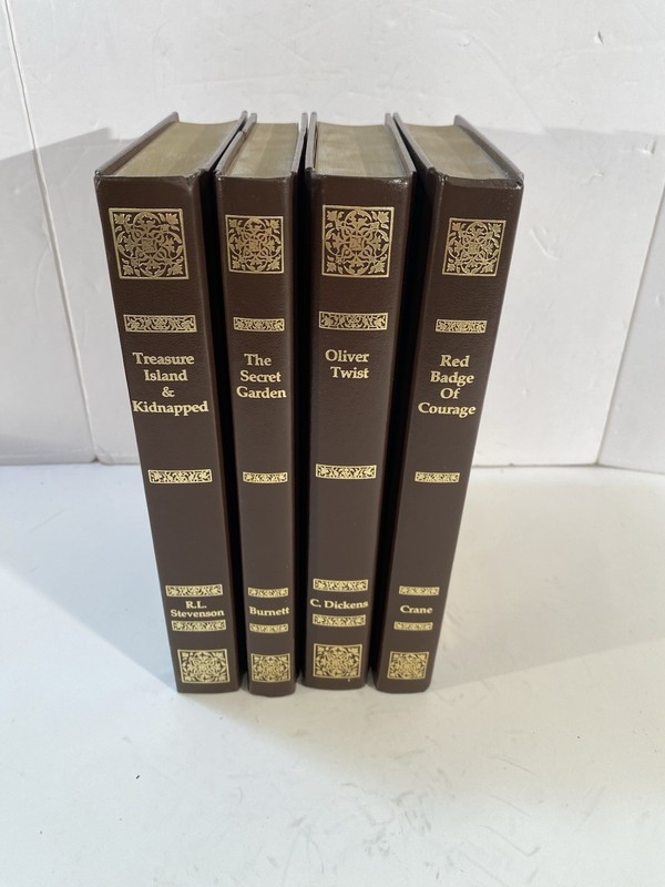 Collectors Library Books Hardcover Classics Set Of 4 Volumes 2 3 4 5 Gold Edges